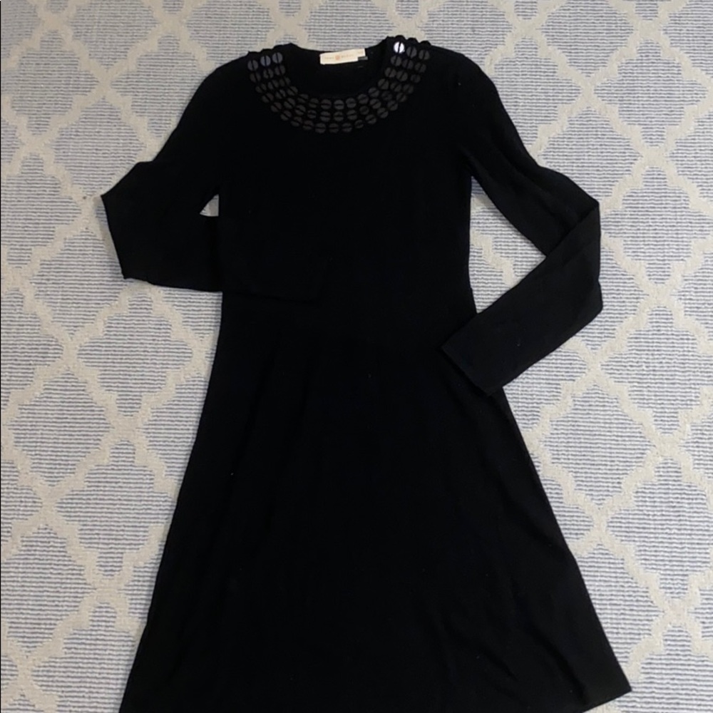 Tory Burch black sweater dress
